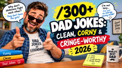 300+ Dad Jokes Clean, Corny & Cringe-Worthy 2026