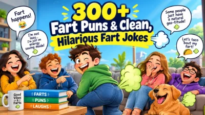 300+ Fart Puns & Clean, Hilarious Fart Jokes 💨