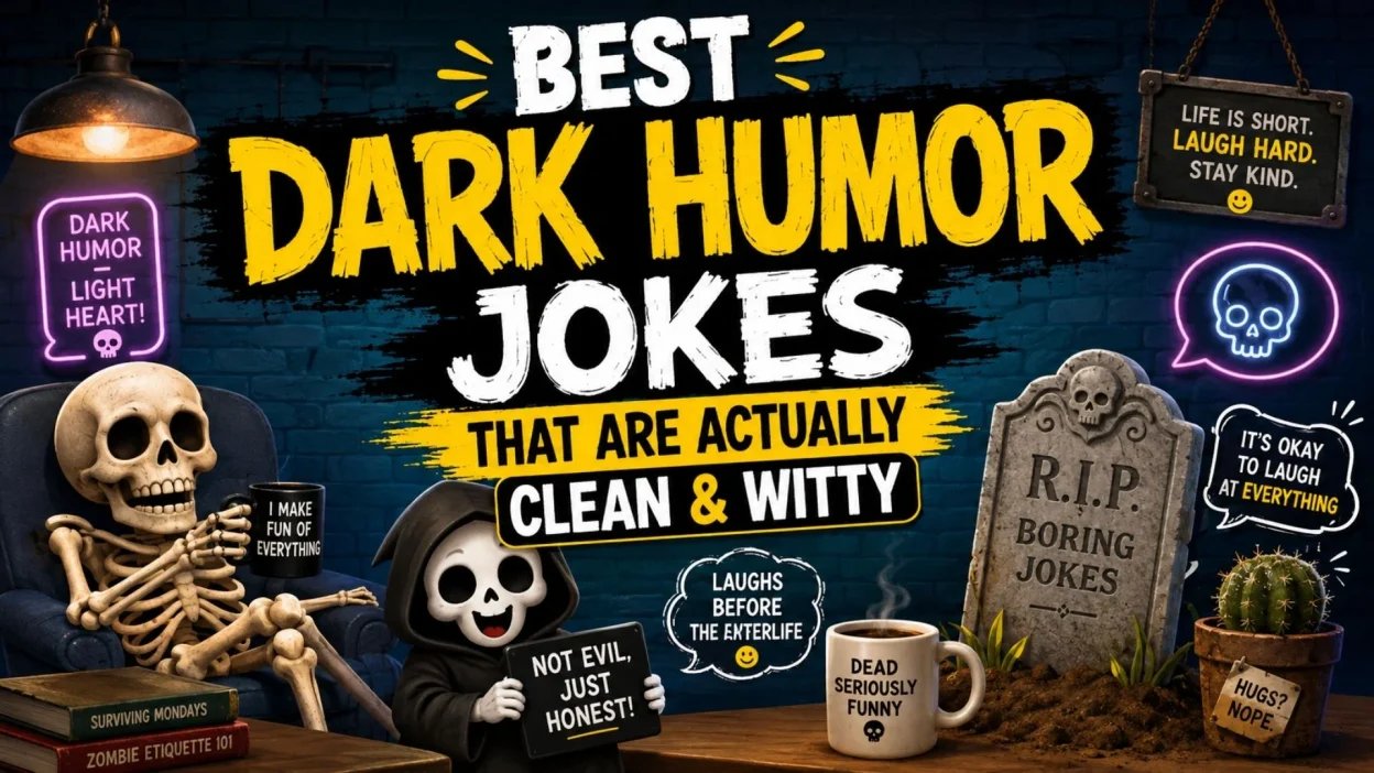 Best Dark Humor Jokes That Are Actually Clean & Witty