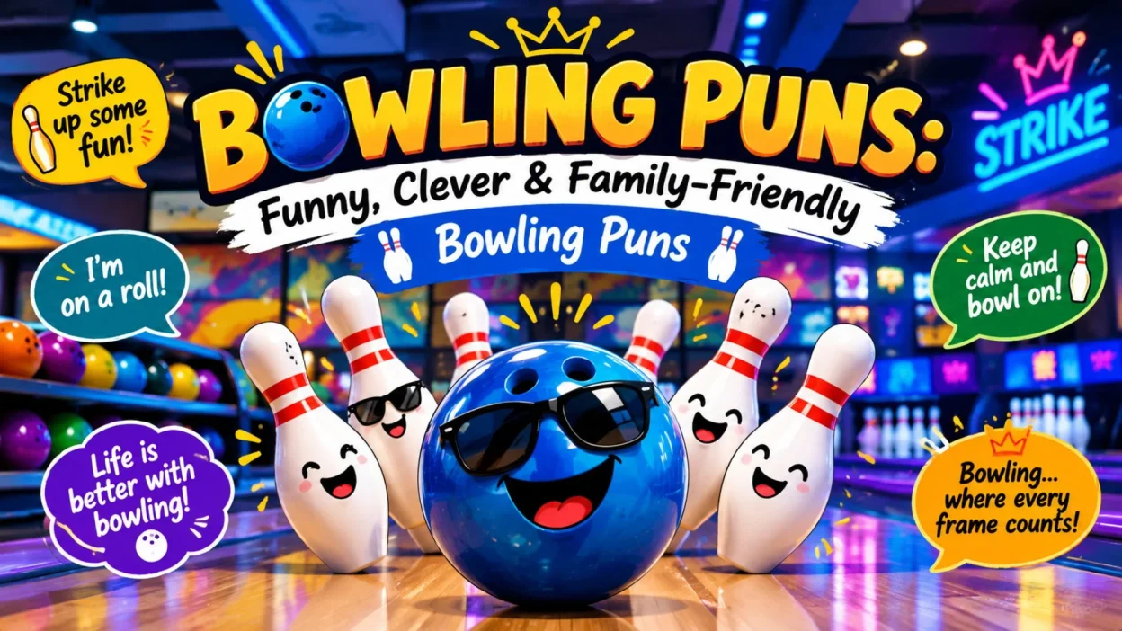 Bowling Puns Funny, Clever & Family-Friendly Bowling Puns 🎳