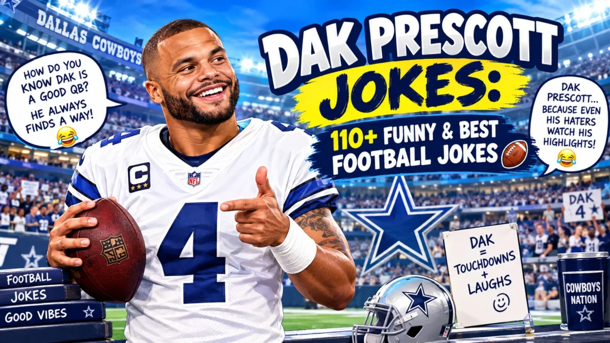 Dak Prescott Jokes 100+ Funny & Best Football Jokes