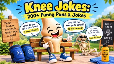 Knee Jokes 200+ Funny Puns & Jokes