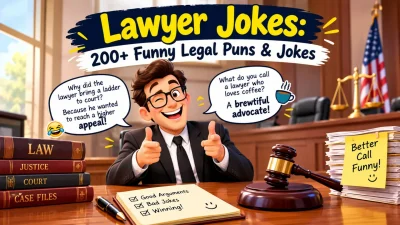 Lawyer Jokes 200+ Funny Legal Puns & Jokes