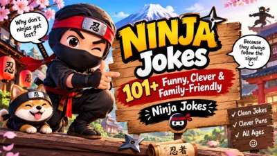 Ninja Jokes 101+ Funny, Clever & Family-Friendly Ninja Jokes 🥷