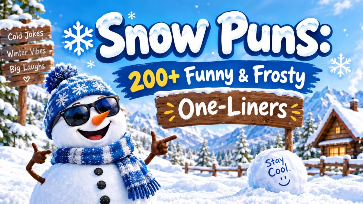 ❄️ Snow Puns 200+ Funny & Frosty One-Liners