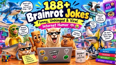 188+ Brainrot Jokes Funny, Unhinged & Viral Internet Humor 🧠😂