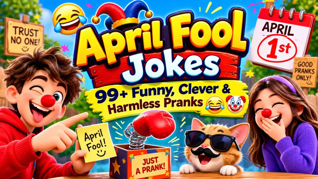 April Fool Jokes 99+ Funny, Clever & Harmless Pranks 😂🤡