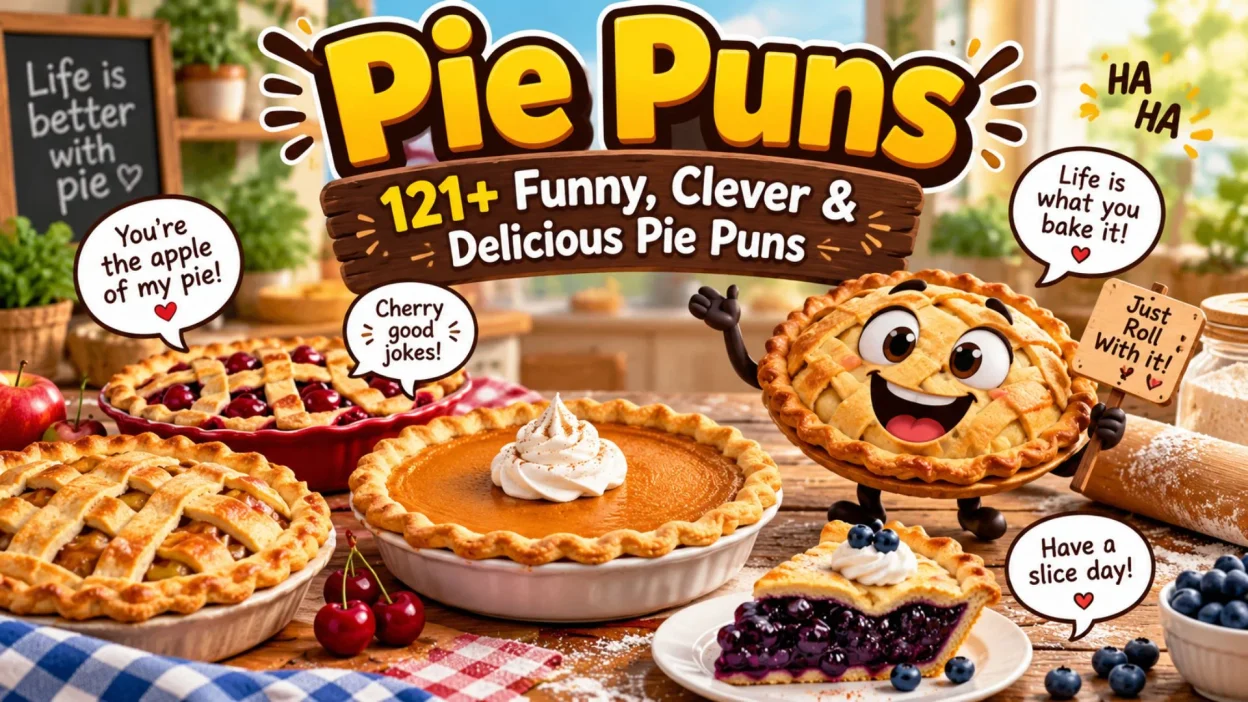 Pie Puns 121+ Funny, Clever & Delicious Pie Puns 🥧😂