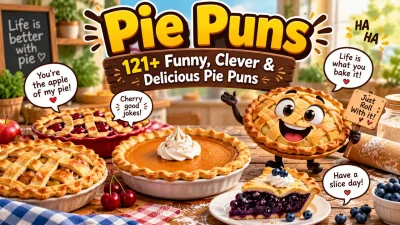 Pie Puns 121+ Funny, Clever & Delicious Pie Puns 🥧😂