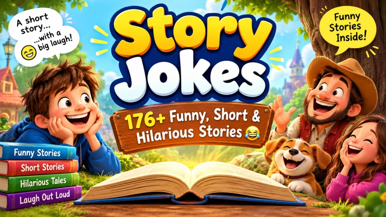 Story Jokes 176 Funny, Short & Hilarious Stories 😂