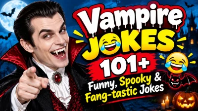 Vampire Jokes 101 Funny, Spooky & Fang-tastic Jokes 🧛😂