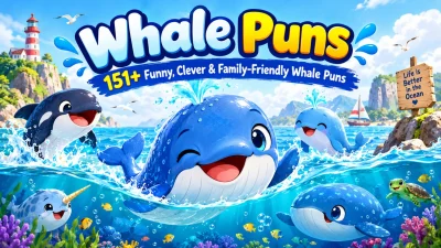 Whale Puns 151+ Funny, Clever & Family-Friendly Whale Puns 🐳😂